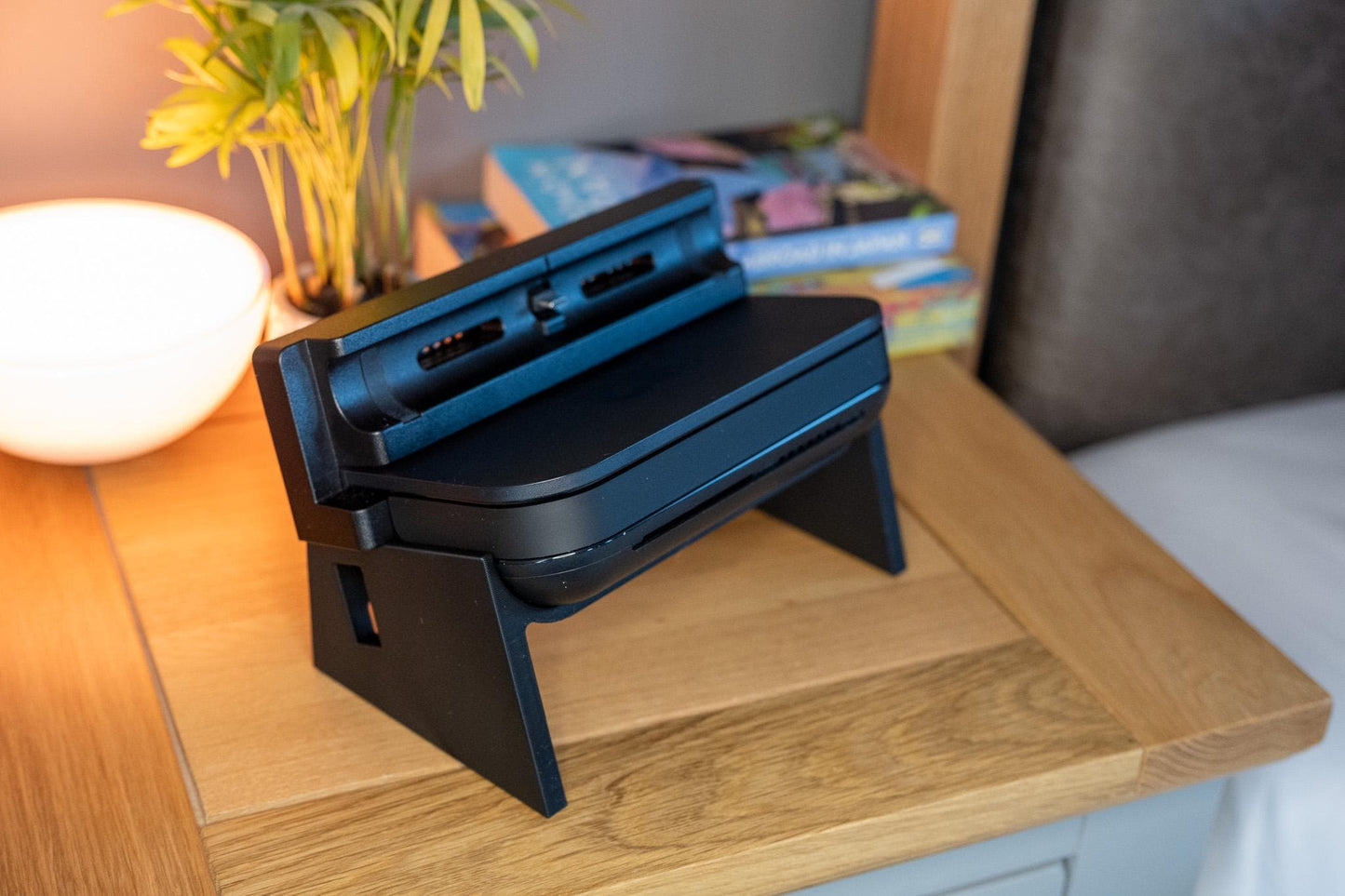 AngleDock Pro | Premium Angled Stand for Nintendo Switch 2 Dock | Space-Saving Design with Controller Storage Options
