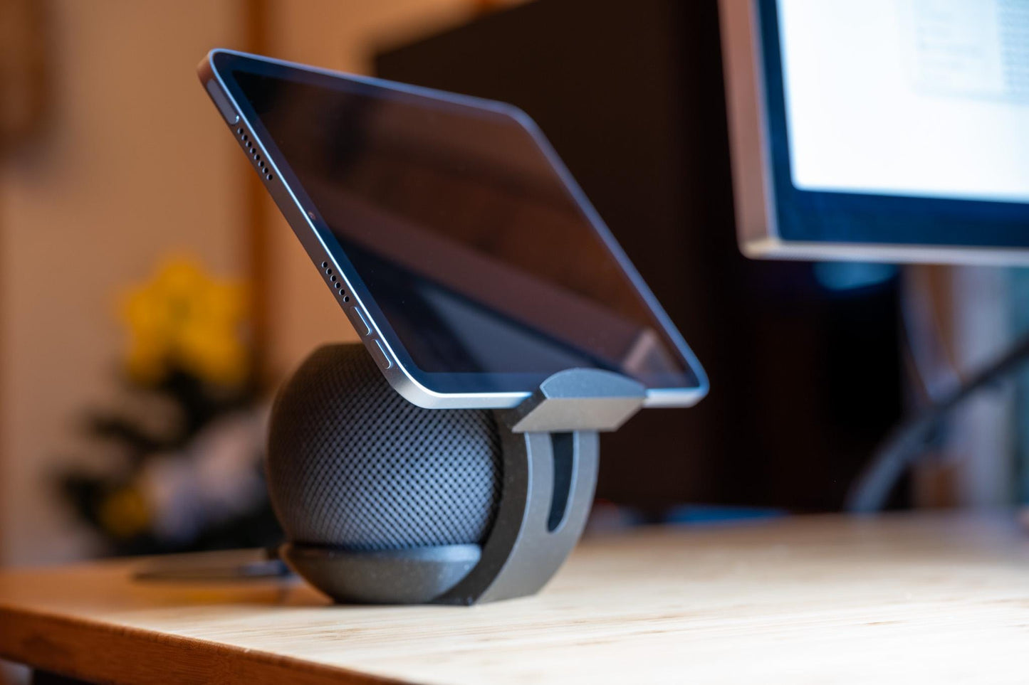 HomeDock: Ultimate iPad Mini & HomePod Mini Stand | Smart Home Command Center for Your Desk