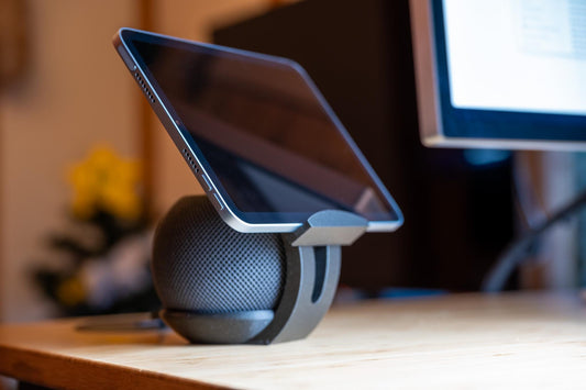 HomeDock: Ultimate iPad Mini & HomePod Mini Stand | Smart Home Command Center for Your Desk