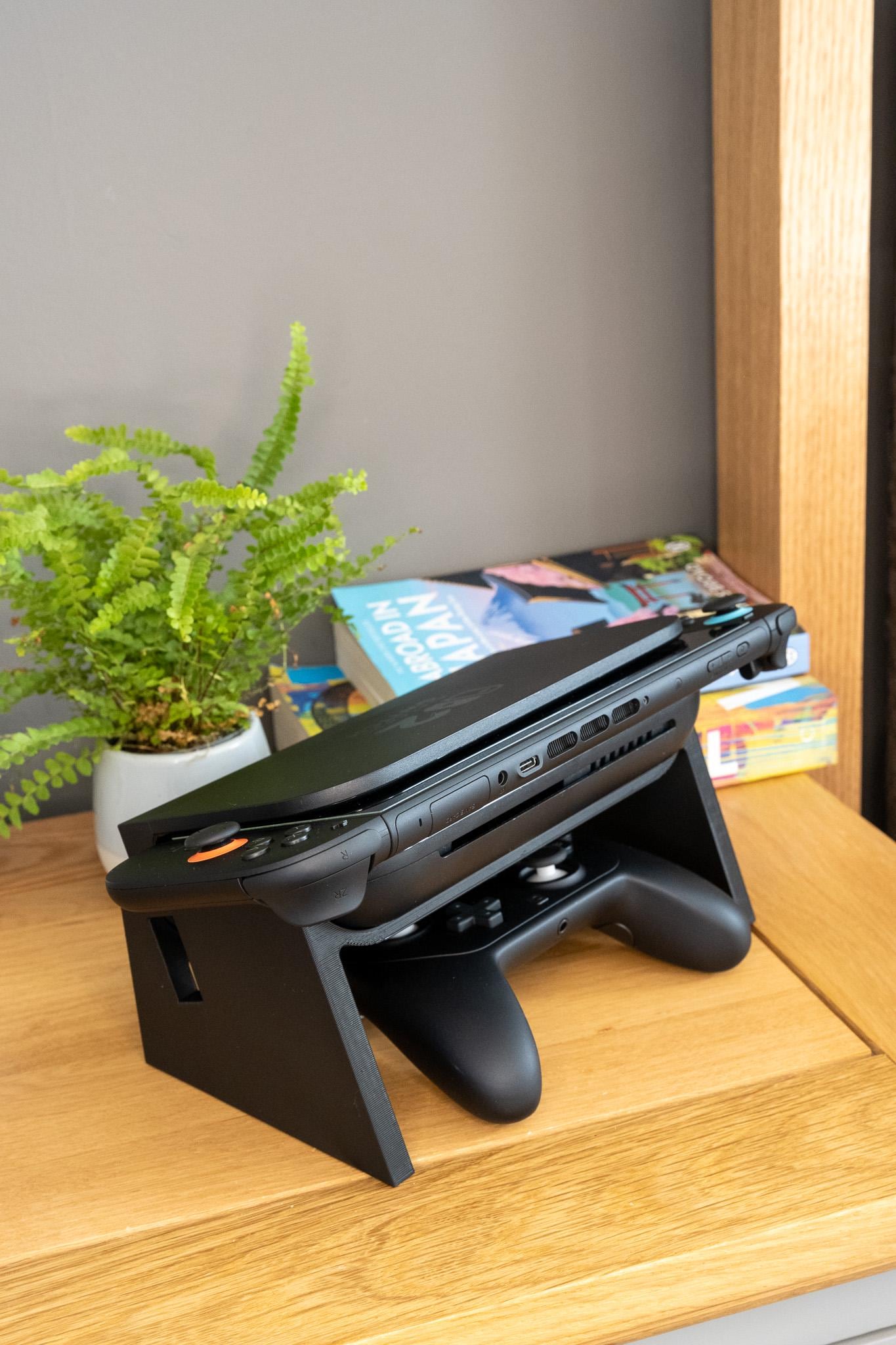 AngleDock Pro | Premium Angled Stand for Nintendo Switch 2 Dock | Space-Saving Design with Controller Storage Options