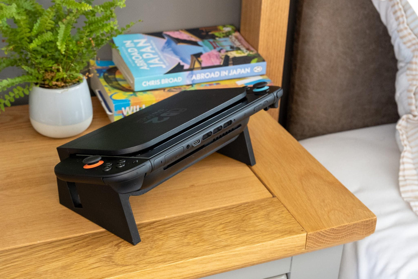 AngleDock Pro | Premium Angled Stand for Nintendo Switch 2 Dock | Space-Saving Design with Controller Storage Options